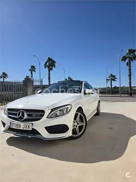 Usado Mercedes C220 AMG line 170 HP (125 kW) 2017 Branco Sedan