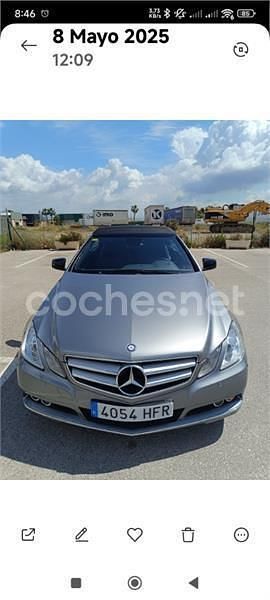 Usado Mercedes E350 Avantgarde 231 CV (169 kW) 2012 Gris / plata Descapotable
