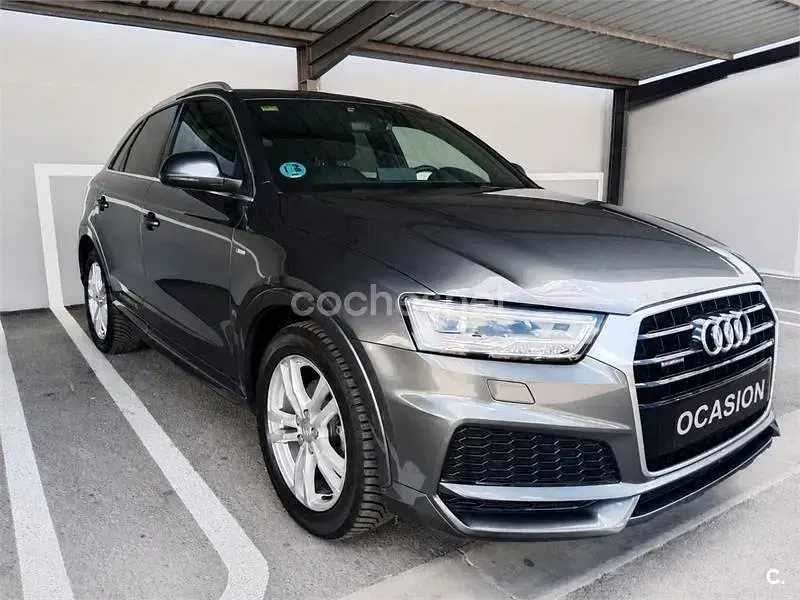 Usado Audi Q3 Attraction 184 CV (135 kW) 2017 Gris / plata SUV