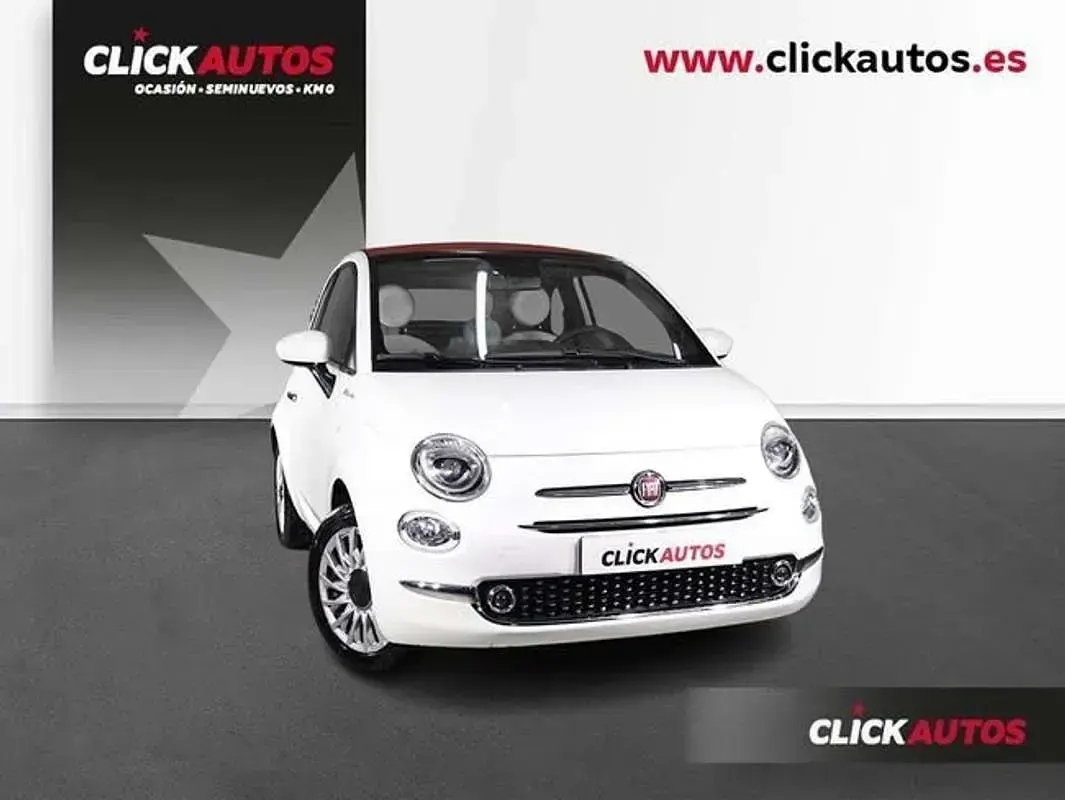 Usado Fiat 500 Dolcevita 71 CV (52 kW) 2021 Blanco Descapotable