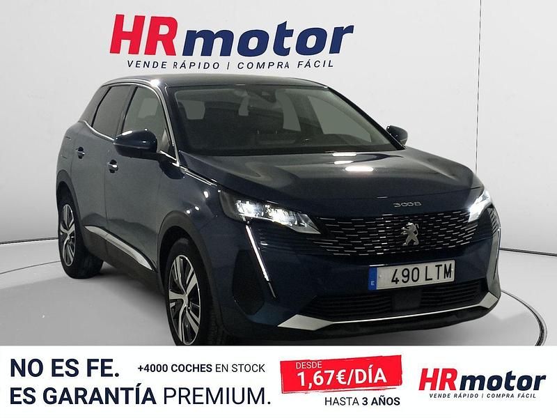 Usado Peugeot 3008 Allure 131 CV (96 kW) 2021 Azul SUV