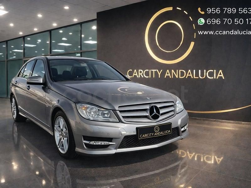 Usado Mercedes C200 Avantgarde 136 CV (100 kW) 2008 Gris / plata Familiar