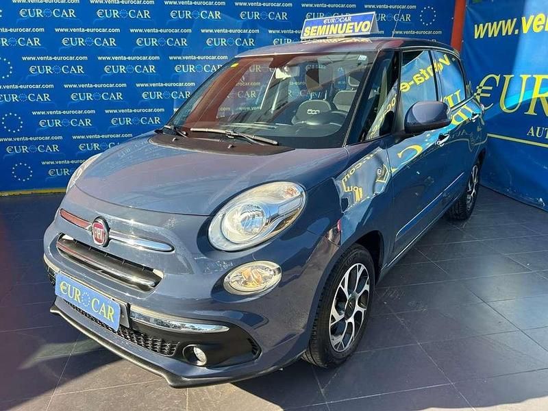 Azul Usado 2017 Fiat 500L Monovolumen | 9650 € (Precio justo) - Imagen 1/4