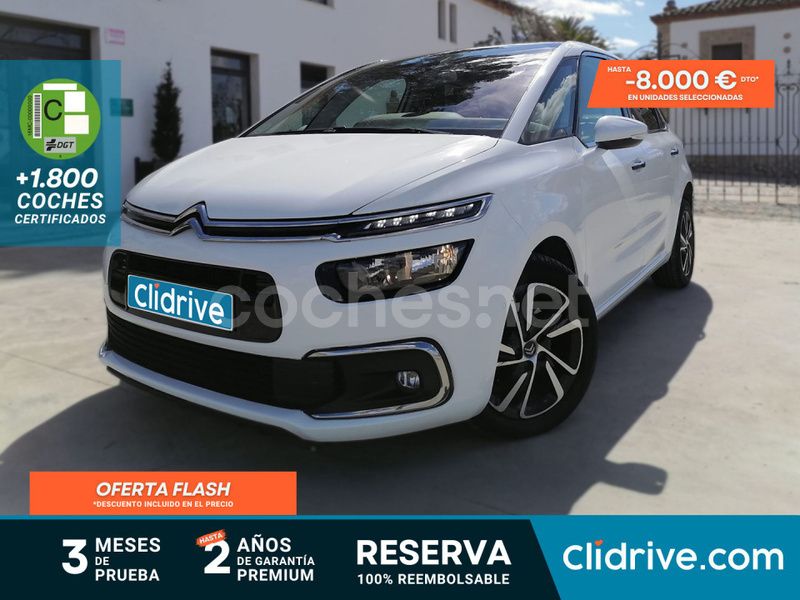 Blanco Usado 2017 Citroën C4 Picasso Feel Monovolumen | 13.590 € (Precio justo) - Imagen 1/3