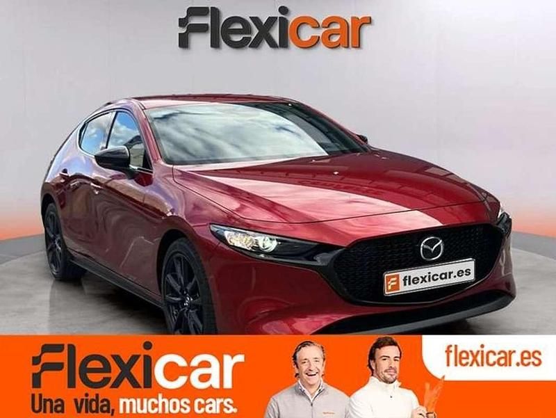 Rojo Usado 2025 Mazda 3 Homura-Line Berlina | 24.590 € (Precio justo) - Imagen 1/4