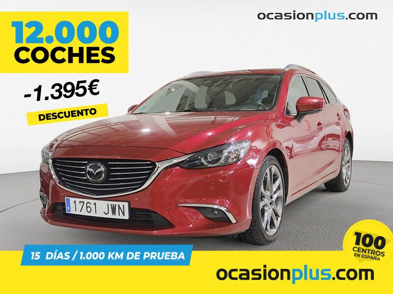 Rojo Usado 2017 Mazda 6 Luxury Berlina | 15.350 € (Precio justo) - Imagen 1/4