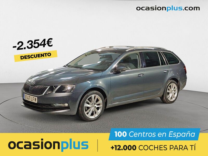 Gris Usado 2020 Skoda Octavia Ambition Familiar | 17.800 € (Un poco caro) - Imagen 1/4