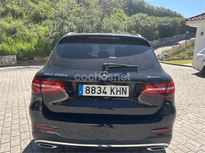 Usado Mercedes GLC250 204 CV (150 kW) 2018 Negro SUV