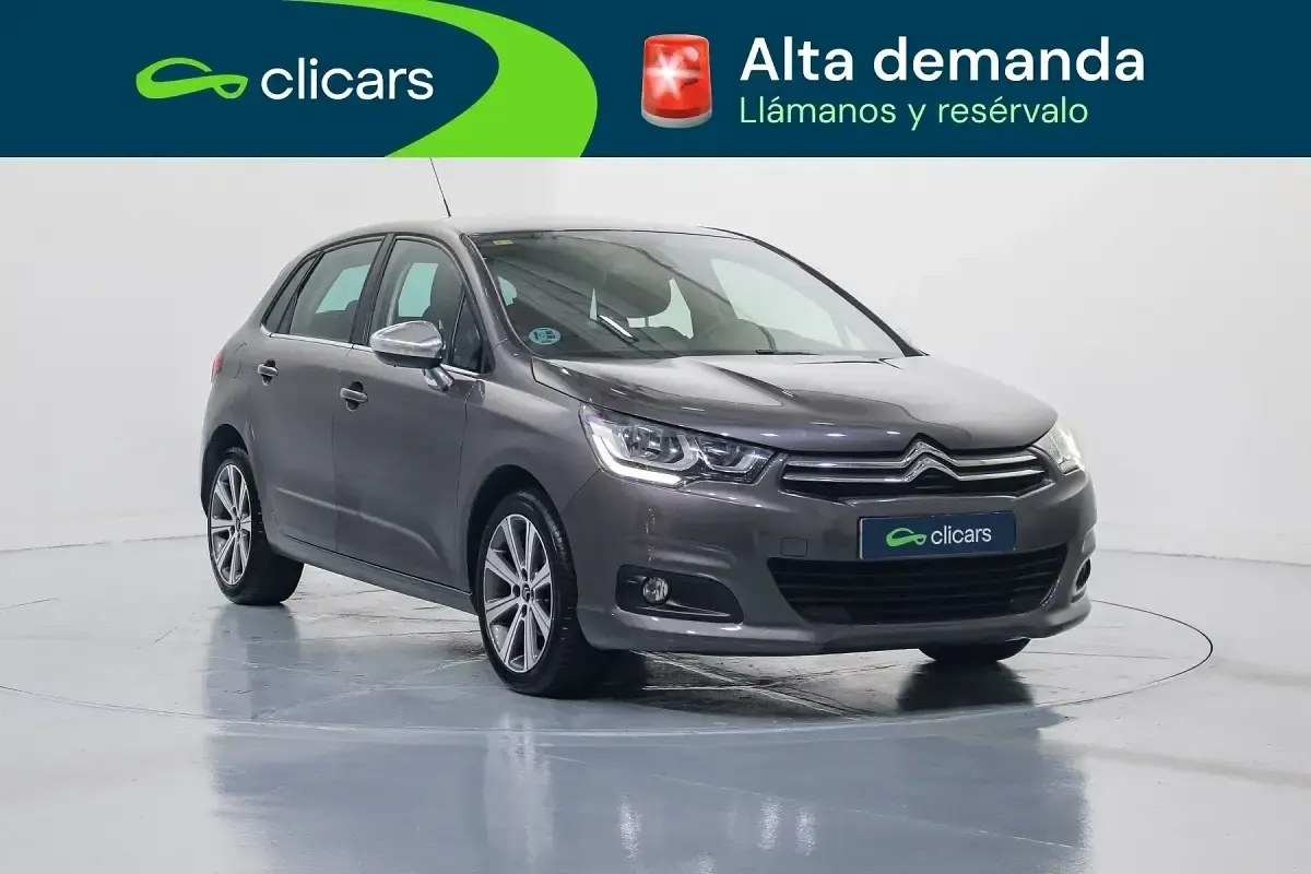 Usado Citroën C4 Feel 110 CV (80 kW) 2016 Gris Berlina