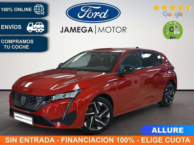 Usado Peugeot 308 Allure 131 CV (96 kW) 2022 Rojo Utilitario