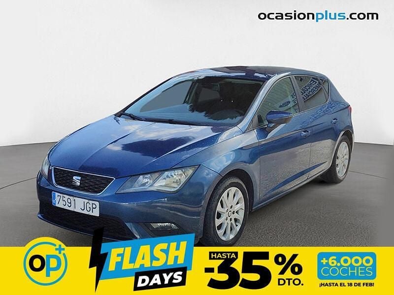 Usado Seat Leon Style 105 CV (77 kW) 2015 Azul Utilitario