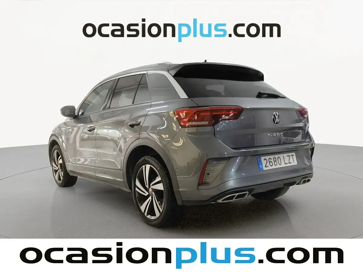 Usado VW T-Roc R-line 150 CV (110 kW) 2022 Gris SUV
