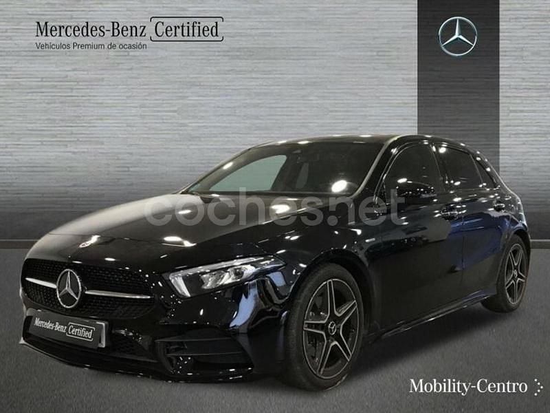 Negro Usado 2021 Mercedes A180 AMG line Berlina | 27.500 € (Buen precio) - Imagen 1/4
