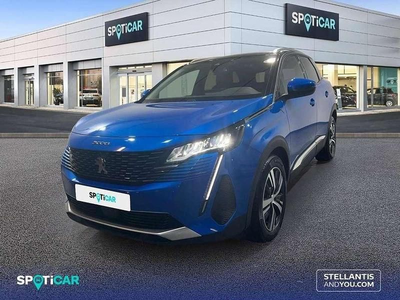 Azul Usado 2021 Peugeot 3008 S SUV | 19.900 € (Precio justo) - Imagen 1/4