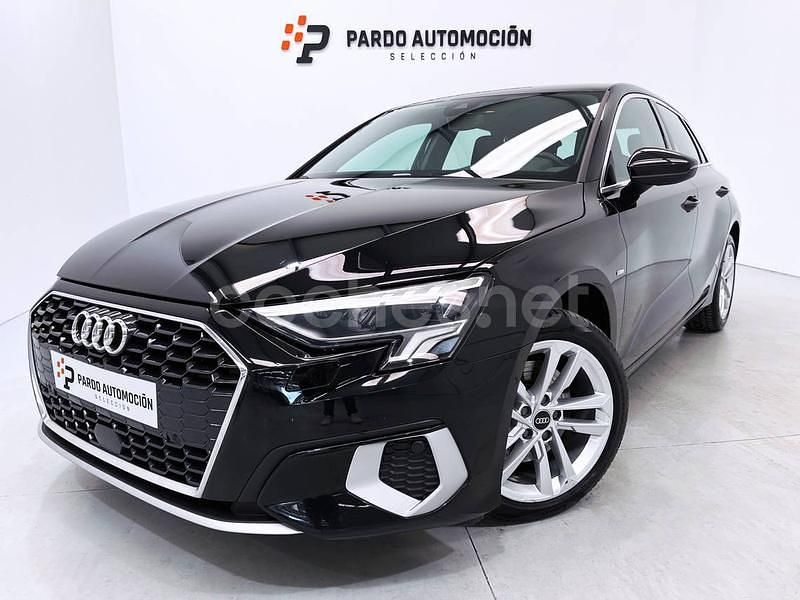 Usado Audi A3 S-Line 150 CV (110 kW) 2021 Negro Berlina