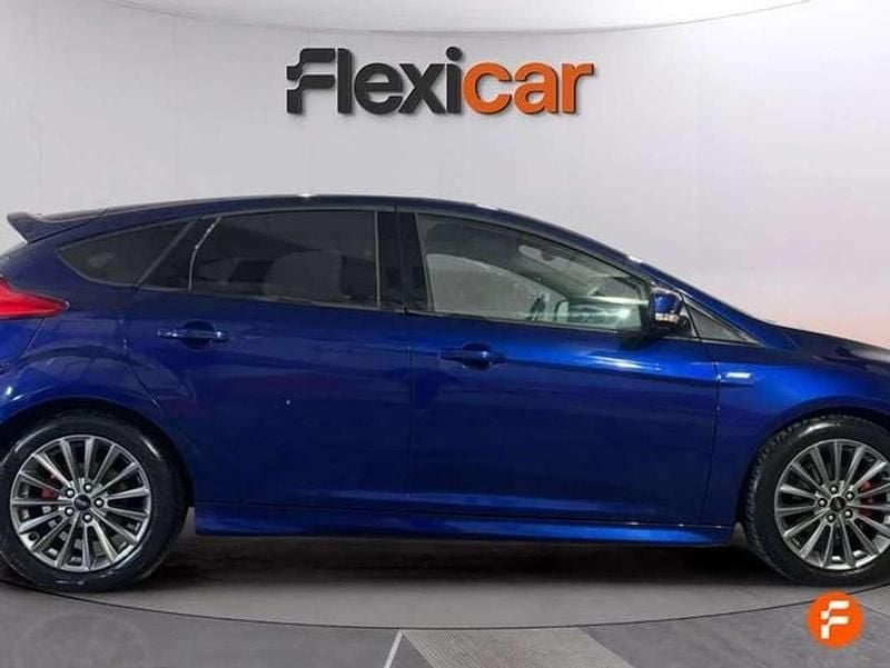 Brugt Ford Focus ST-Line 125 HK (91 kW) 2018 Blå Hatchback