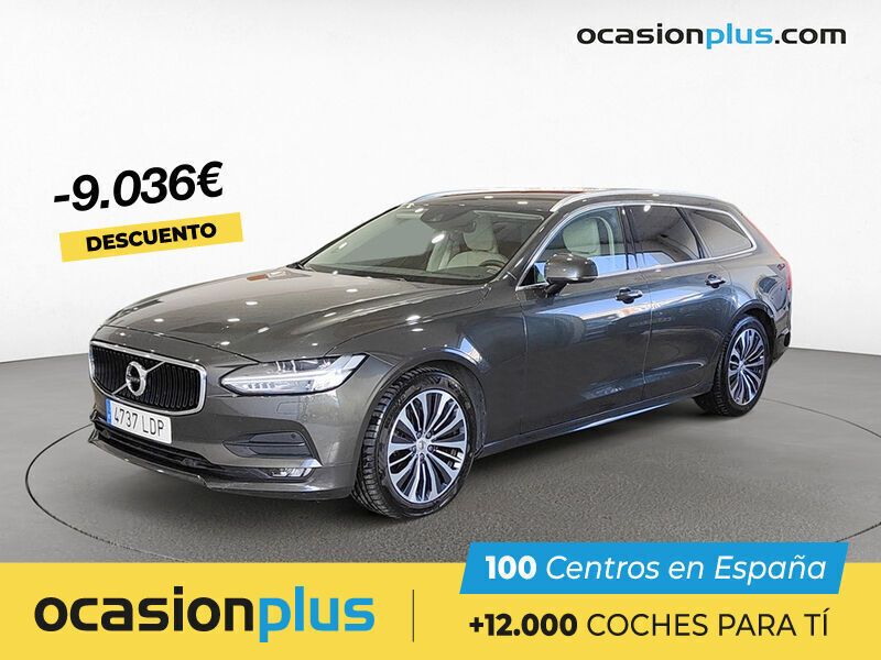 Gris Usado 2019 Volvo V90 Business Edition Familiar | 28.450 € (Precio justo) - Imagen 1/4