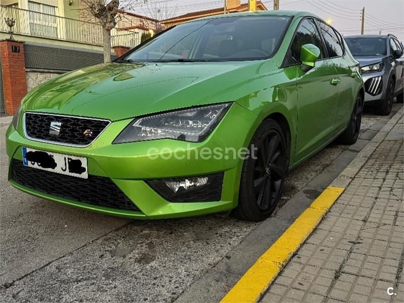 Verde Usado 2014 Seat Leon FR Berlina | 9600 € (Buen precio) - Imagen 1/4