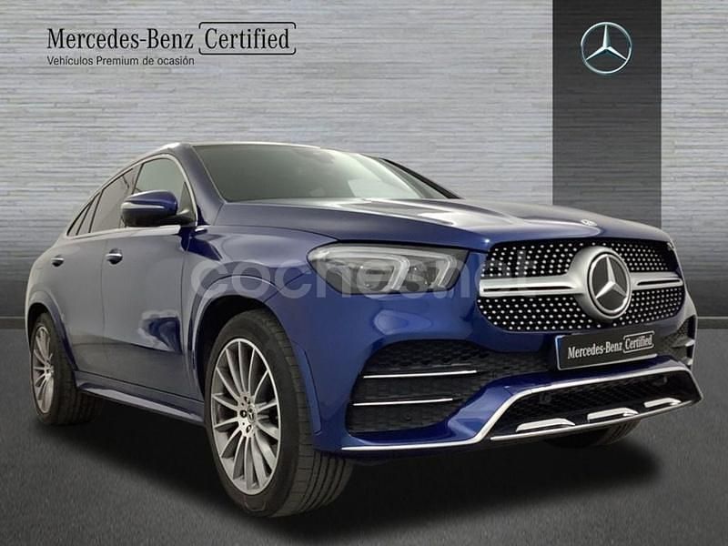 Usado Mercedes GLE350 AMG line 272 CV (200 kW) 2021 Azul brillante Coupe