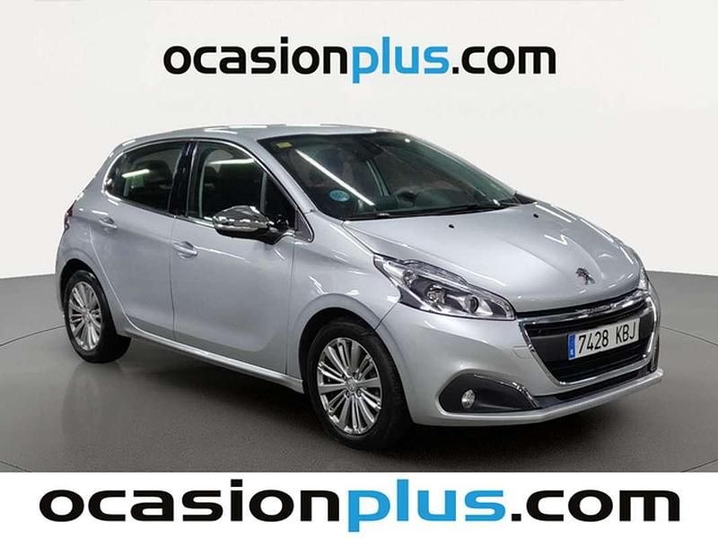 Usado Peugeot 208 Allure 110 CV (80 kW) 2017 Gris Utilitario