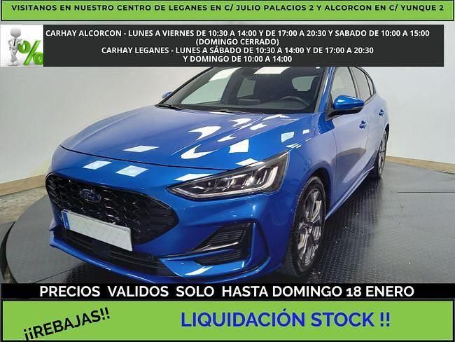 Azul Usado 2023 Ford Focus ST-Line Berlina | 16.790 € (Buen precio) - Imagen 1/4