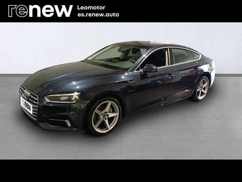 Usado Audi A5 Sportback 190 CV (139 kW) 2018 Azul Utilitario