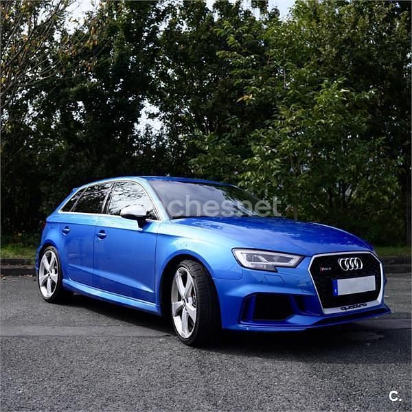 Usado Audi RS3 400 CV (294 kW) 2019 Azul Berlina