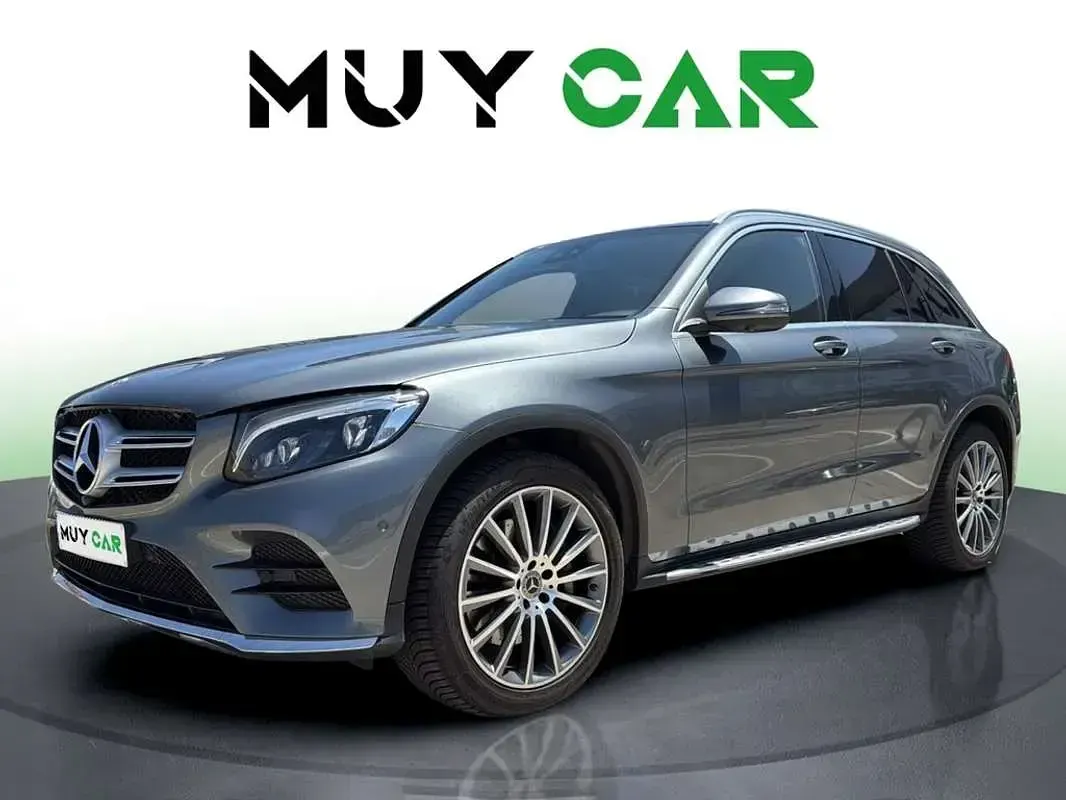 Usado Mercedes GLC250 204 CV (150 kW) 2018 Gris SUV