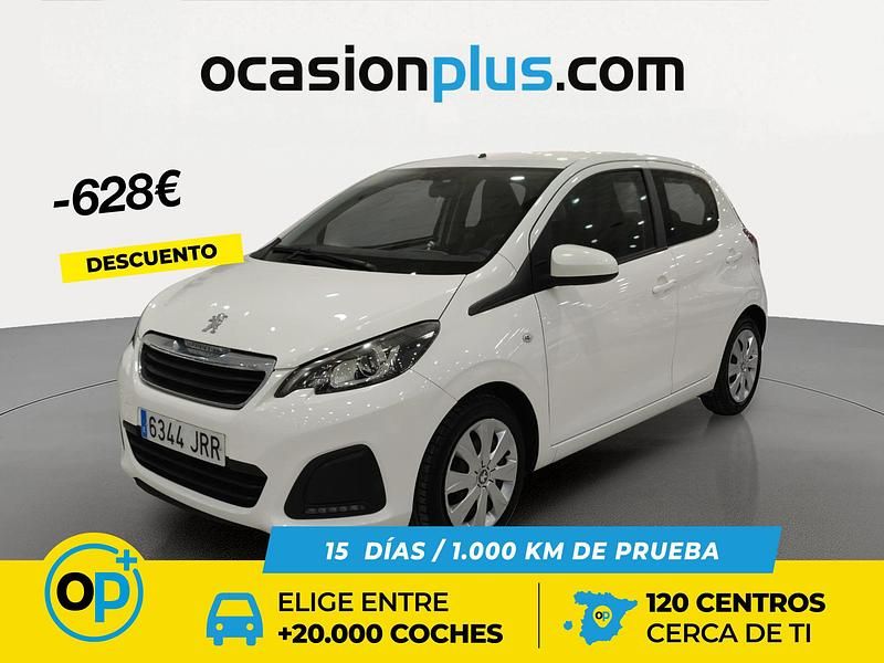 Usado Peugeot 108 Active 82 CV (60 kW) 2016 Blanco Utilitario