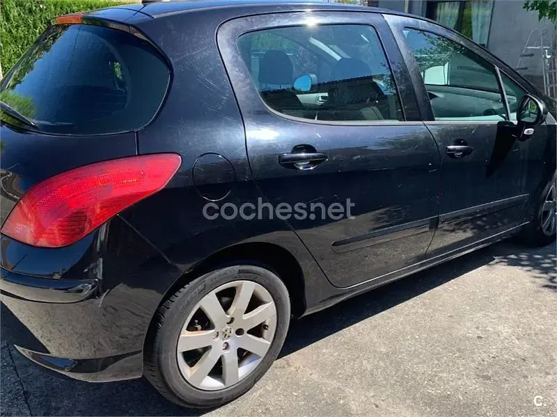 Usado Peugeot 308 Sport 90 CV (66 kW) 2009 Negro Berlina