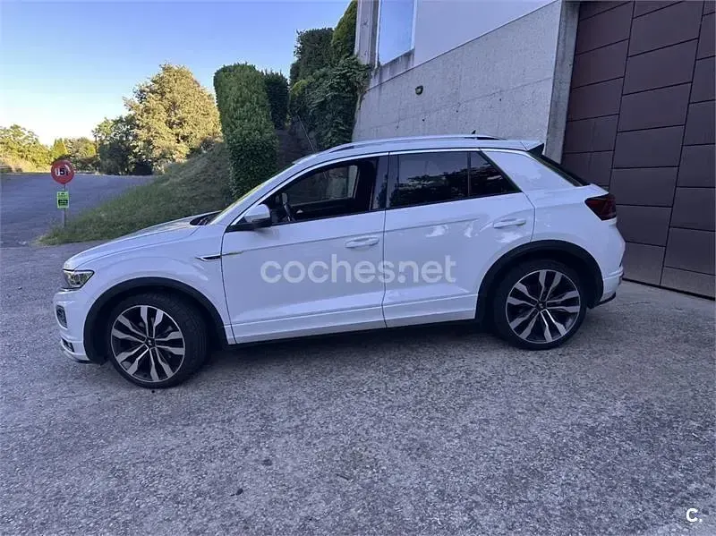 Usado VW T-Roc R-line 150 CV (110 kW) 2020 Blanco SUV