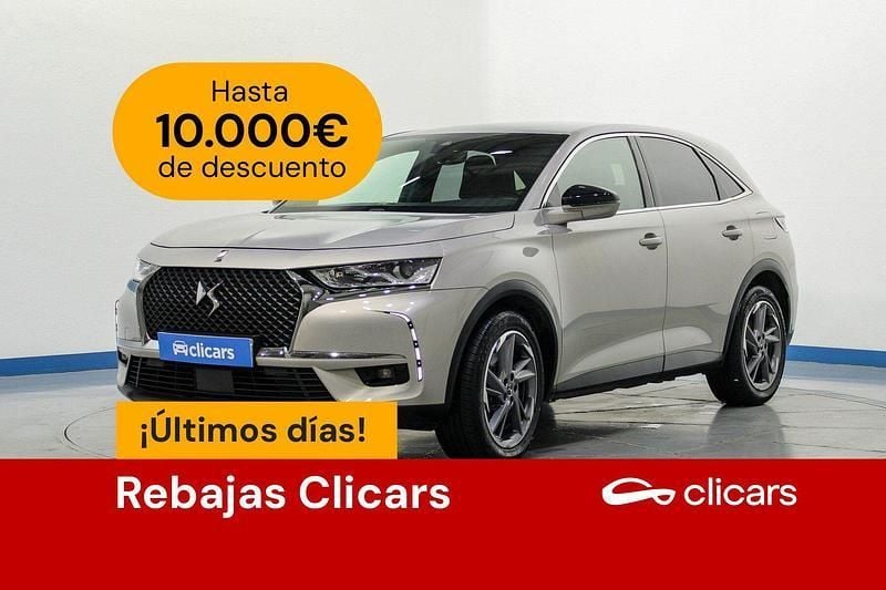 Gris / plata Usado 2021 DS Automobiles DS7 Crossback So Chic SUV | 21.990 € (Buen precio) - Imagen 1/4