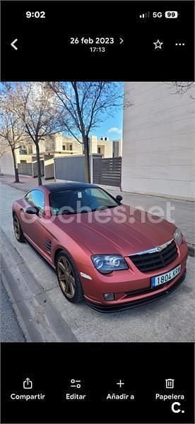 Usado Chrysler Crossfire 215 CV (158 kW) 2003 Granate Coupe