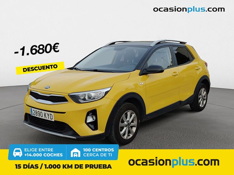 Amarillo Usado 2019 Kia Stonic SUV | 12.650 € (Un poco caro) - Imagen 1/4