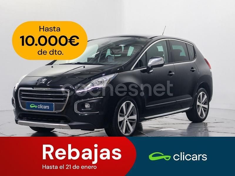 Negro Usado 2016 Peugeot 3008 Allure Berlina | 9490 € (Super precio) - Imagen 1/4