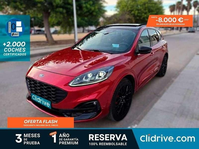 Rojo Usado 2023 Ford Kuga ST-Line SUV | 26.590 € (Un poco caro) - Imagen 1/3