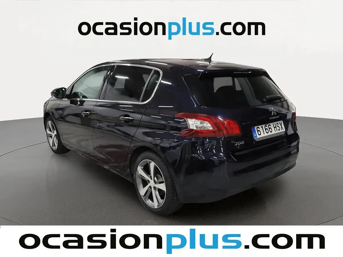 Usado Peugeot 308 Allure 125 CV (91 kW) 2013 Azul Utilitario