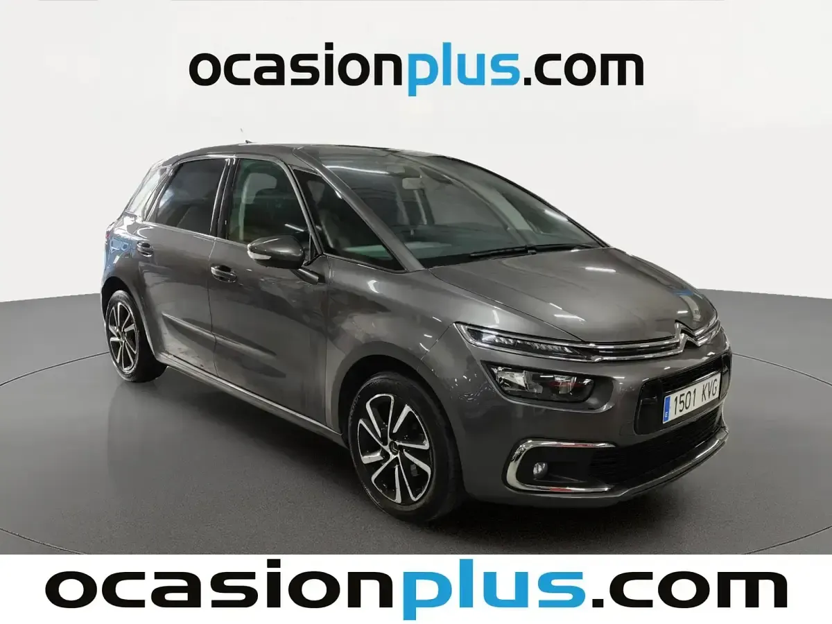 Usado Citroën C4 Feel 130 CV (95 kW) 2019 Gris Monovolumen