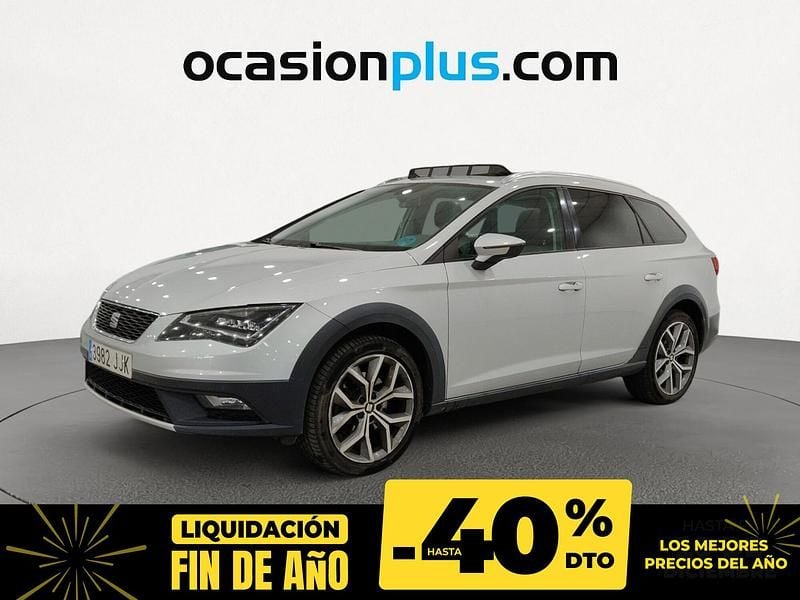 Gris Usado 2015 Seat Leon 4Drive Familiar | 12.990 € (Precio justo) - Imagen 1/4