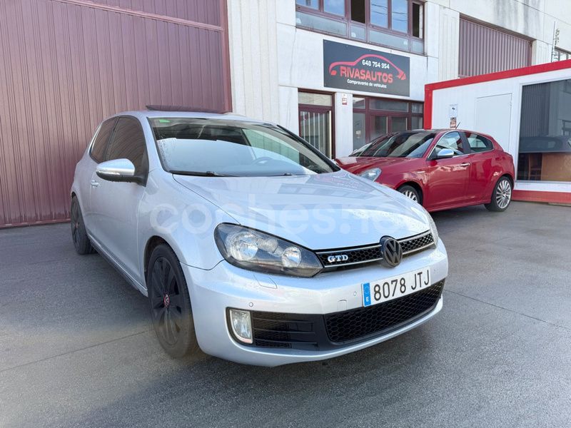Gris / plata Usado 2010 VW Golf VI GTD Berlina | 8995 € (Buen precio) - Imagen 1/4
