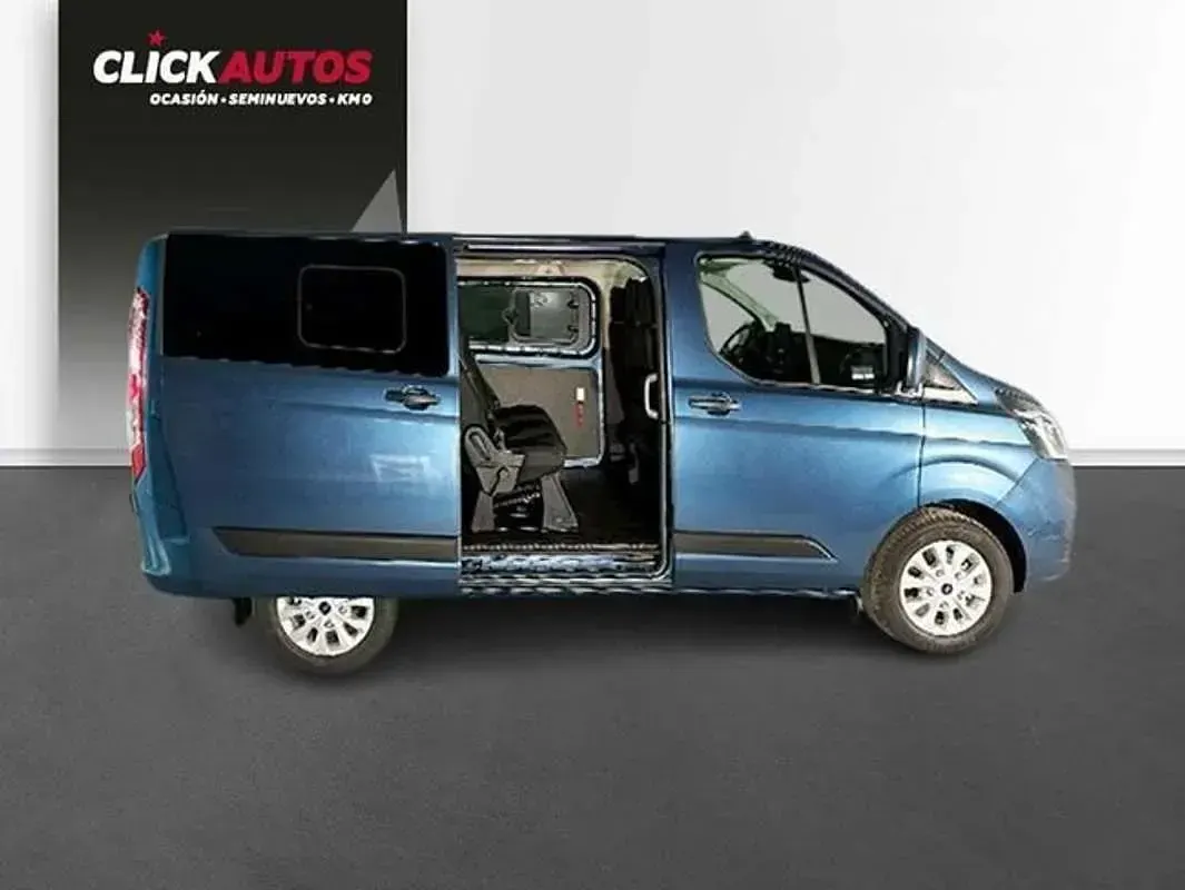 Usado Ford Transit Custom Trend 131 CV (96 kW) 2024 Azul Van