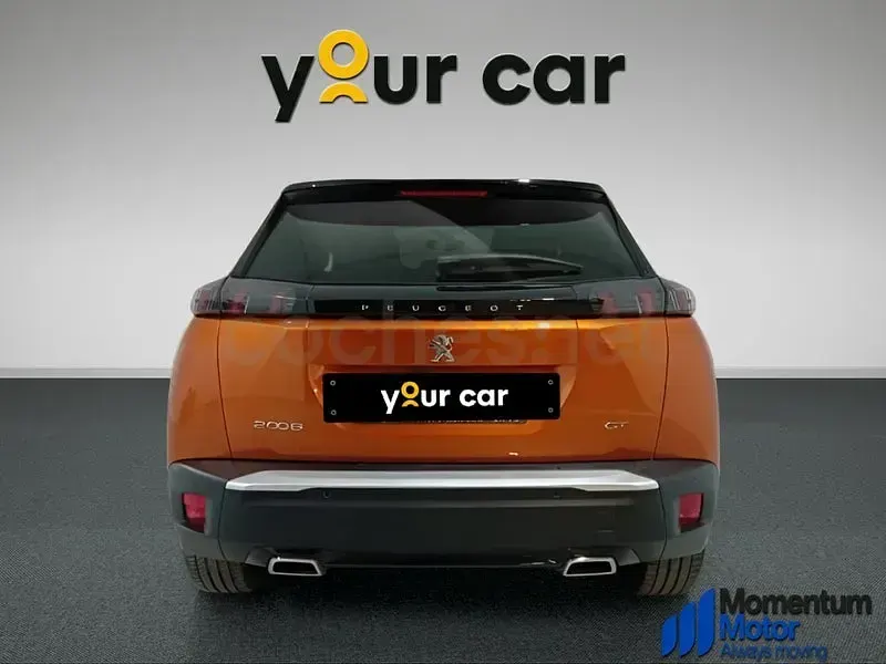 Usado Peugeot 2008 GT 130 CV (95 kW) 2021 Naranja SUV