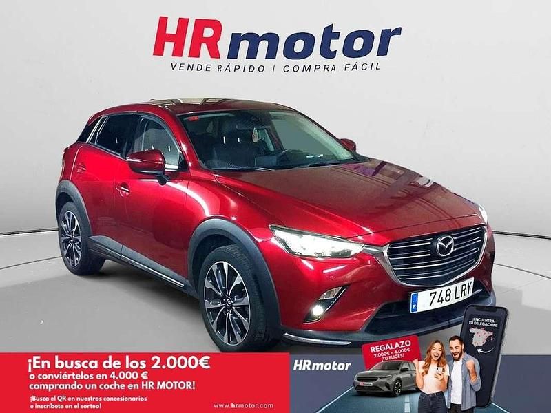 Rojo Usado 2021 Mazda CX-3 SUV | 17.390 € (Precio justo) - Imagen 1/4