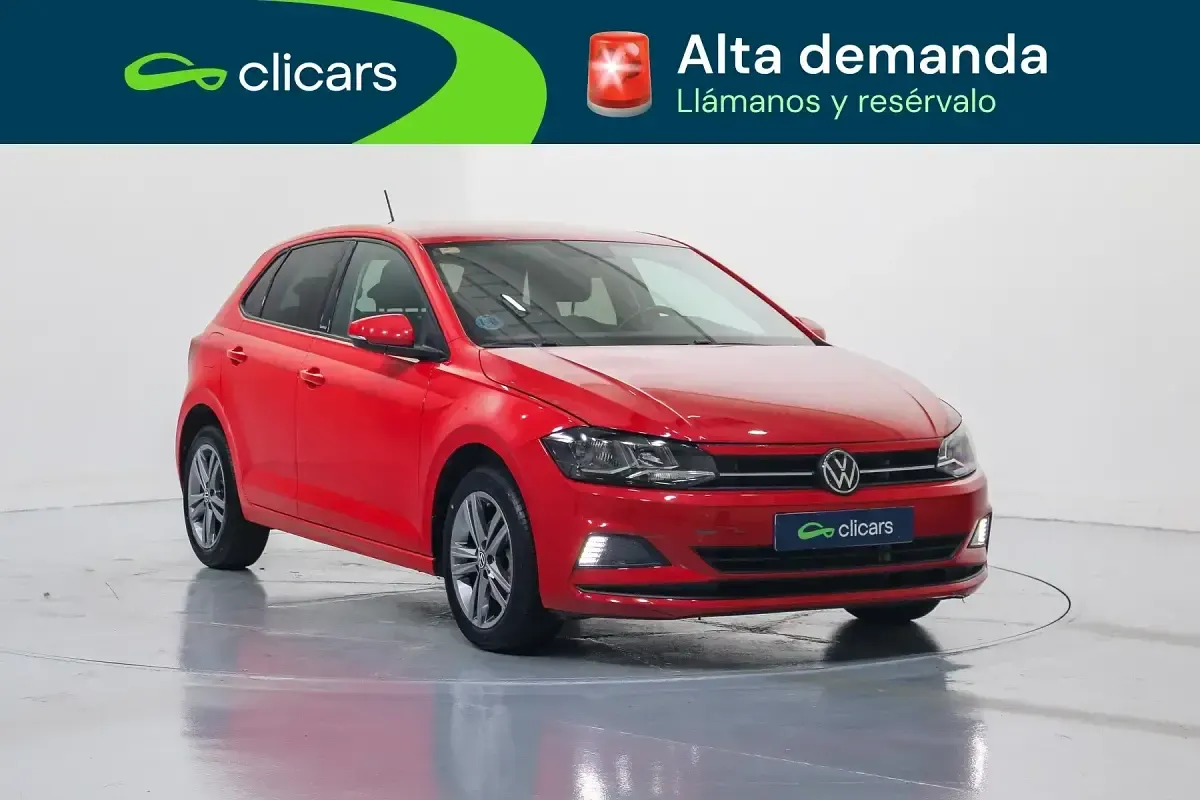Usado VW Polo United 110 CV (80 kW) 2021 Rojo Utilitario