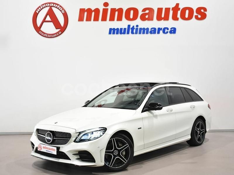 Blanco Usado 2020 Mercedes C300 AMG line Familiar | 27.890 € (Super precio) - Imagen 1/4