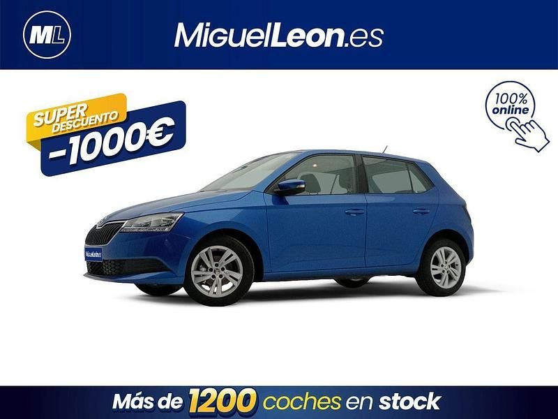 Azul Usado 2022 Skoda Fabia Ambition Utilitario | 15.985 € (Un poco caro) - Imagen 1/3