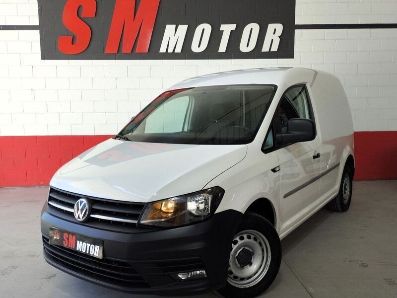 Blanco Usado 2018 VW Caddy Monovolumen | 8990 € (Precio justo) - Imagen 1/4