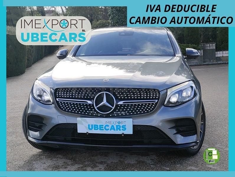 Usado Mercedes GLC250 204 CV (150 kW) 2018 Gris / plata Coupe