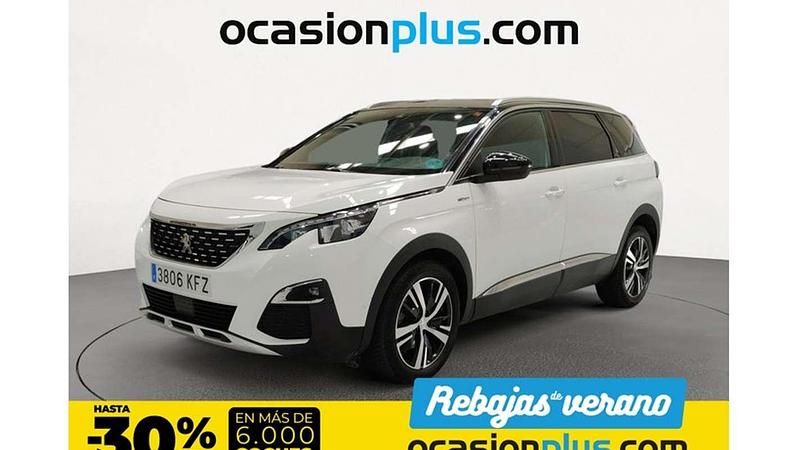 Blanco Usado 2017 Peugeot 5008 Style Monovolumen | 18.390 € (Caro) - Imagen 1/4