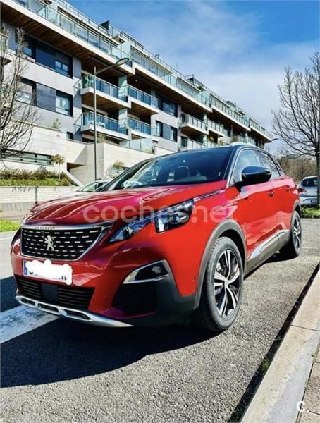 Rojo Usado 2018 Peugeot 3008 GT-line SUV | 18.500 € (Precio justo) - Imagen 1/4